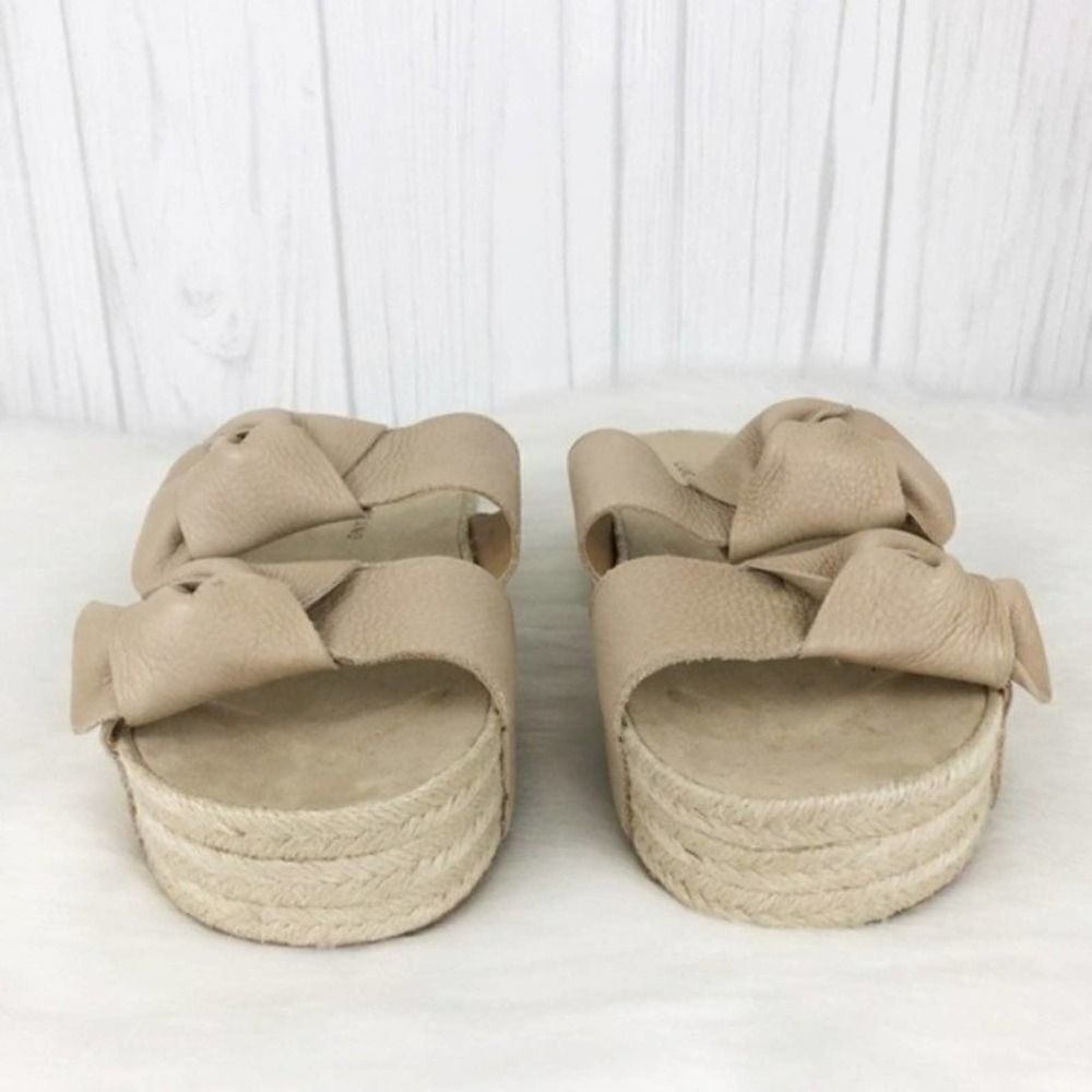 LUCKY
BRAND Izbremma Leather Espadrille Wedge - Picture 4 of 8
